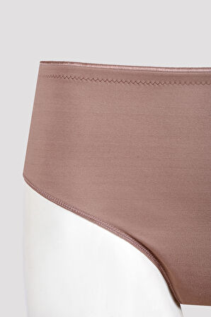 Koyu Kahve Barbara Yüksek Bel String Korse