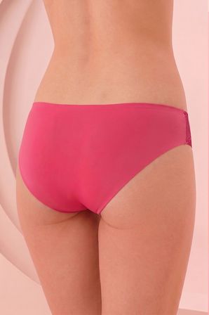 Fuşya Pinki Dantel V Slip