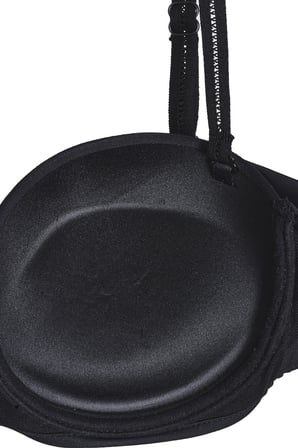 Siyah Soft Straplez Destekli Tek Sütyen