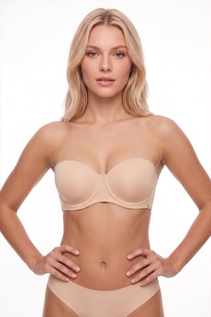 Ten Rengi Soft Straplez Tek Sütyen