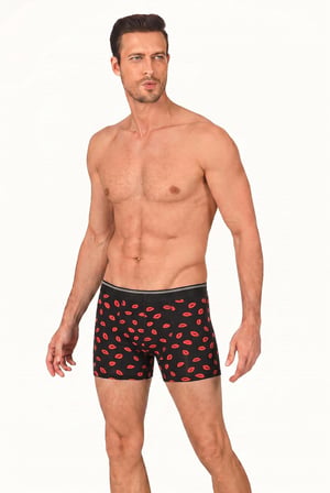 Renkli Asorti Desenli Boxer