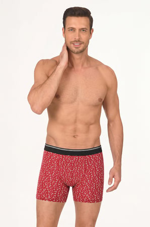 Renkli Asorti Desenli Boxer