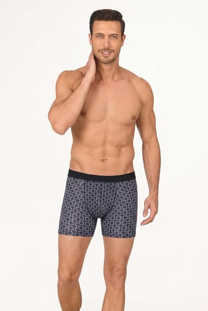 Renkli Asorti Desenli Boxer