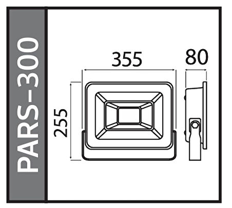 HOROZ PARS-300 300W Led Projektör SMD 6400K Beyaz