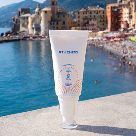 ATHENIAS Athenıas Sunscreen Anti Dark Spot SPF50+ Tüm Cilt Tipleri Uva Uvb yüz güneş kremi 50 gr x 2 Adet