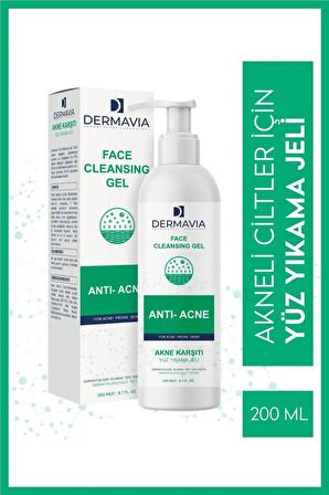 Dermavia Akne Karşıtı Yüz Yıkama Jeli 200ml