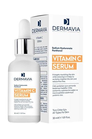 Aydınlatıcı Leke Karşıtı Vitamin C Serumu 30 Ml Parlak Dayanıklı Görünüm