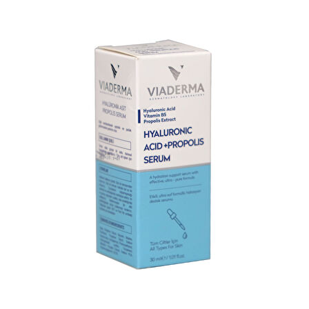 Vıaderma Hyaluronık Asıt-propolıs Serum 30 Ml