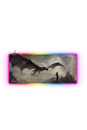 Polosmart PGM21 Işıklı Kablolu Gaming Mouse Pad 