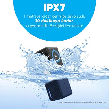 Blaupunkt LS250 Bluetooth Kablosuz Şarj Standlı Hoparlör Ses Bombası Siyah