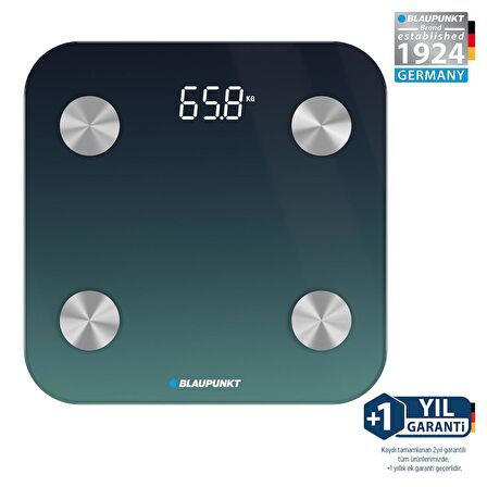 Blaupunkt SW500 Body Master Smart Bluetooth Tartı Baskül Navy Mavi