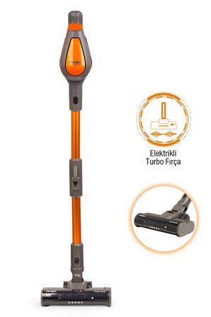 FANTOM P6100 ANTRASIT PLUTO PLUS MOPLU DIKEY ELEKTIRIKLI SUPURGE