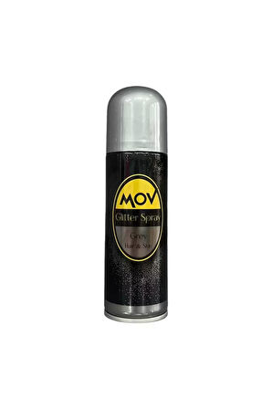 MOV Glitter Sprey – Gri | Saç & Vücut İçin Parlak Işıltı