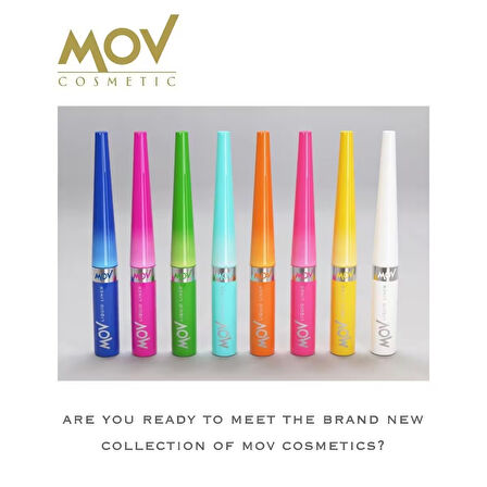 MOV Likit Eyeliner – Mavi, 3,5 g | Suya Dayanıklı ve Kalıcı