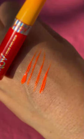 MOV Likit Eyeliner – Turuncu, 3,5 g | Suya Dayanıklı ve Kalıcı