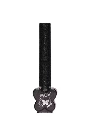 MOV Glitter Eyeliner Siyah – Işıltılı Siyah Kalem Eyeliner – Suya & Tere Dayanıklı, Parlak Görünüm