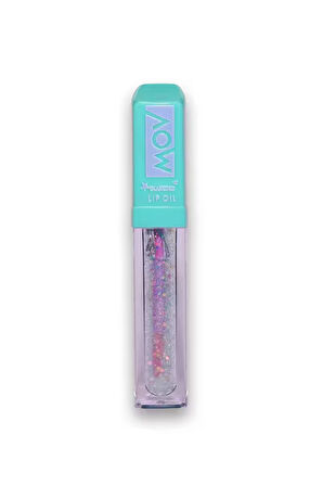 MOV Glitter Lip No:1 Yeşil Dudak Parlatıcısı – Simli ve Nemlendirici Lip Gloss