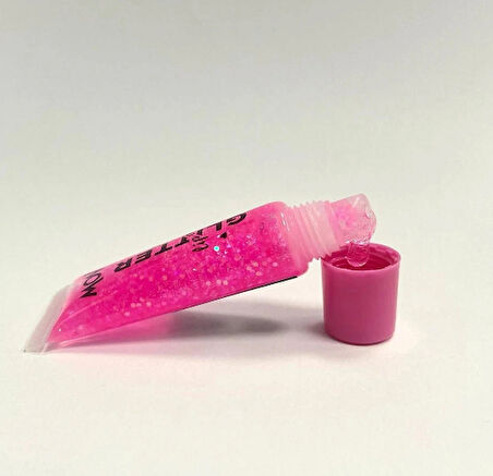 Glitter Lip Gloss No:5 – Işıltılı Dudak Parlatıcısı (Fuşya / Simli Ton)