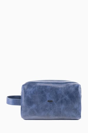 Damy Hakiki Deri Unisex El Çantası 8415 - Lacivert