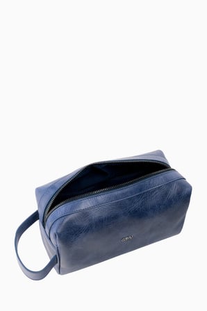 Damy Hakiki Deri Unisex El Çantası 8415 - Lacivert