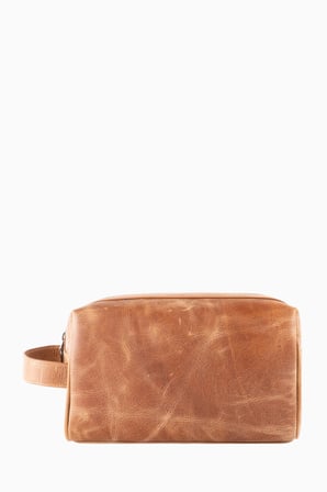 Damy Hakiki Deri Unisex El Çantası 8415 - Taba