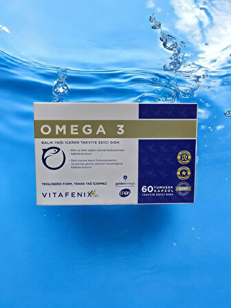 Omega 3 Balık Yağı İçeren Takviye Edici Gıda