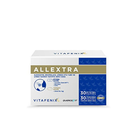 Vitafenix Allextra Kuersetin Çörek Otu Yağı 30 + 30 Kapsül
