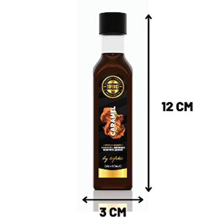 By Tüfekçi Karamel Şurup Yoğun Form Yeni Yüksek Aromalı Formül (60ml)