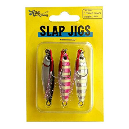 Hanfish Slap Jigs Mix 3 7gr