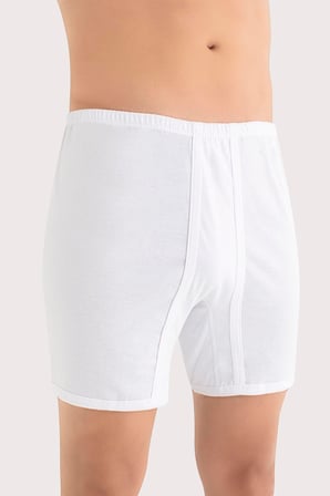 Erkek Paçalı Külot Boxer 6'lı Paket %100 Pamuk Penye