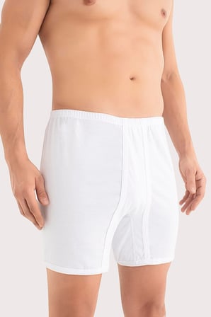 Büyük Beden Erkek Paçalı Boxer 2'li Paket %100 Pamuklu