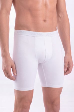 3'lü Paket Erkek Uzun Paçalı Boxer Pamuklu Likralı Esnek Kumaş