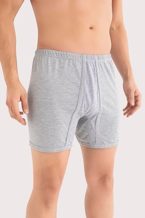 Erkek Paçalı Külot Boxer 6'lı Paket %100 Pamuk Penye