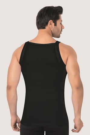 Erkek Geniş Biyeli Atlet %100 Pamuklu Ribana 3'lü Paket
