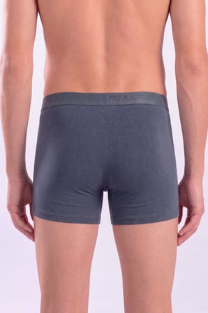 3'lü Füme Erkek Boxer Likralı Esnek Kumaş