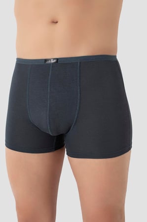 Erkek İnce Bel Lastikli Bambu Boxer 5'li Paket
