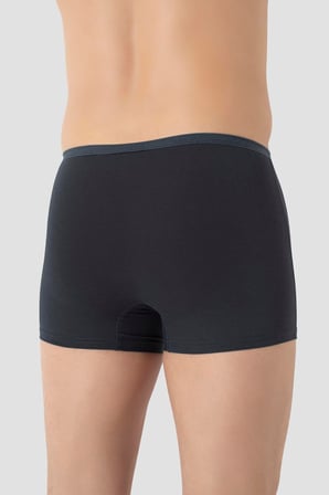 Erkek İnce Bel Lastikli Bambu Boxer 5'li Paket