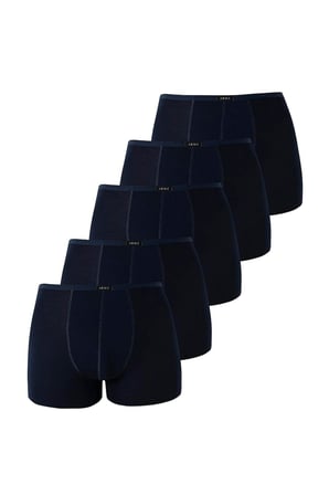 Erkek İnce Bel Lastikli Bambu Boxer 5'li Paket