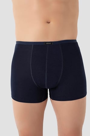 Erkek İnce Bel Lastikli Bambu Boxer 5'li Paket