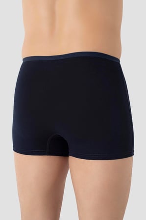 Erkek İnce Bel Lastikli Bambu Boxer 5'li Paket