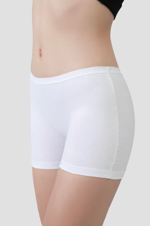 3'lü Paket Kadın Boxer Şort Pamuklu Likralı