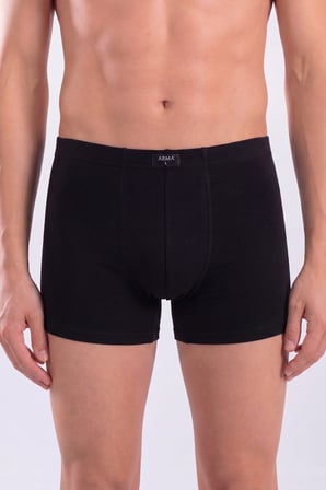 Erkek Boxer Düz 3'lü Paket Pamuklu Likralı