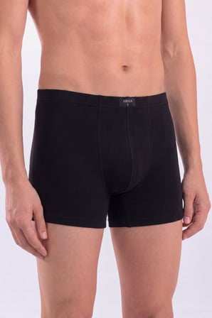Erkek Boxer Düz 3'lü Paket Pamuklu Likralı
