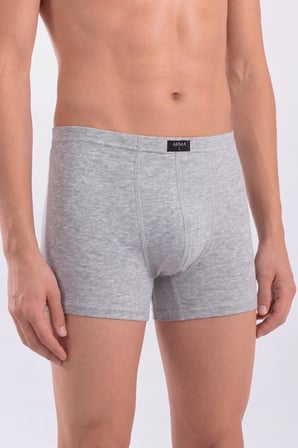 Erkek Boxer Düz 3'lü Paket Pamuklu Likralı