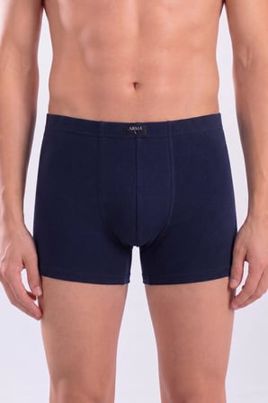 Erkek Boxer Düz 3'lü Paket Pamuklu Likralı