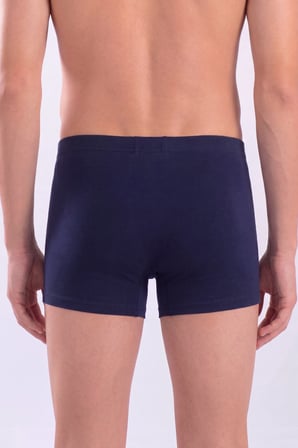 Erkek Boxer Düz 3'lü Paket Pamuklu Likralı