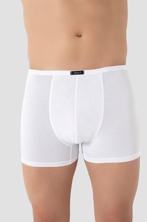 Erkek İnce Bel Lastikli Bambu Boxer 5'li Paket