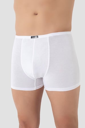 Erkek İnce Bel Lastikli Bambu Boxer 5'li Paket