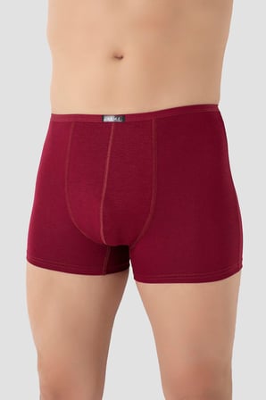 Erkek İnce Bel Lastikli Bambu Boxer 5'li Paket