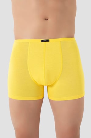 Erkek İnce Bel Lastikli Bambu Boxer 5'li Paket